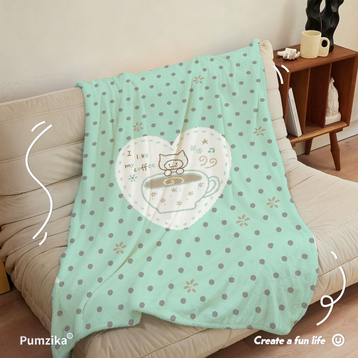 Cozy Inspirational Plush Throw Blanket
