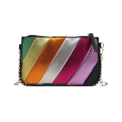 Colorful Metallic Chic Crossbody Bag Acalora