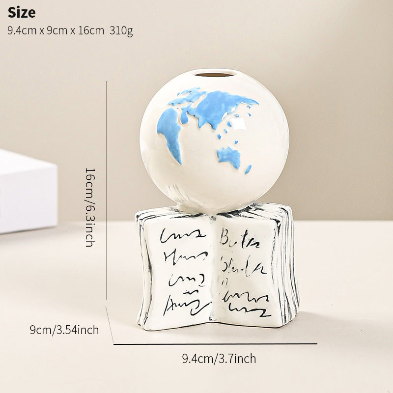 Elegant Ceramic Globe Bank Acalora