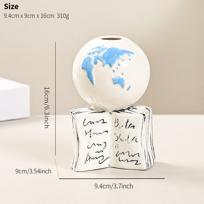 Elegant Ceramic Globe Bank Acalora