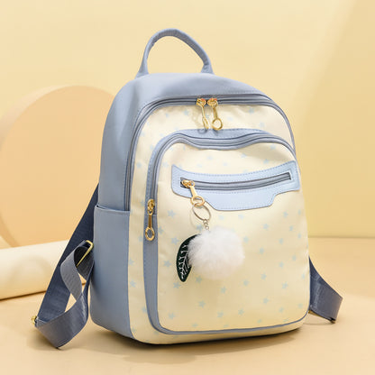 Chic Star Patterned Backpack Acalora