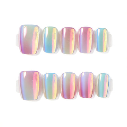 Premium Holographic Press-On Nail Set Acalora