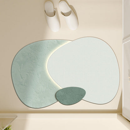Floral-Inspired Decorative Bath Mat