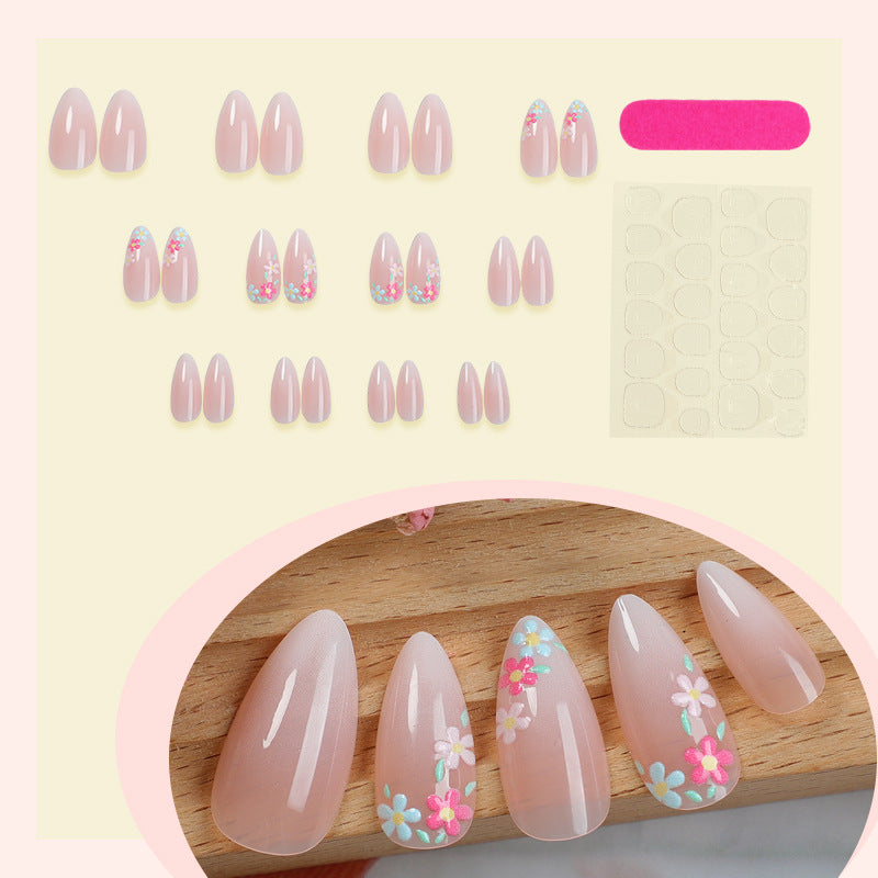 Floral Decorative Press-On Nail Set Acalora 1788496020
