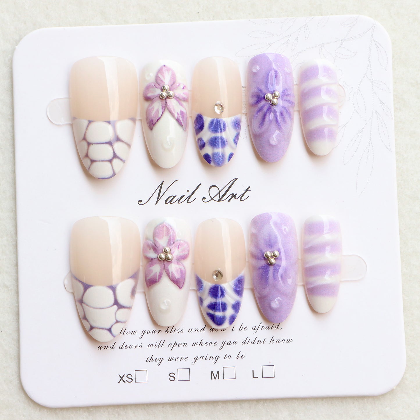 Artistic Press-On Nail Collection Acalora