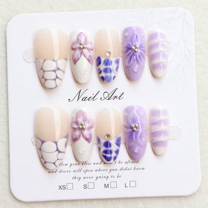Artistic Press-On Nail Collection Acalora