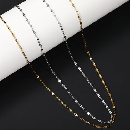 Elegant Interlaced Chain Necklace Acalora