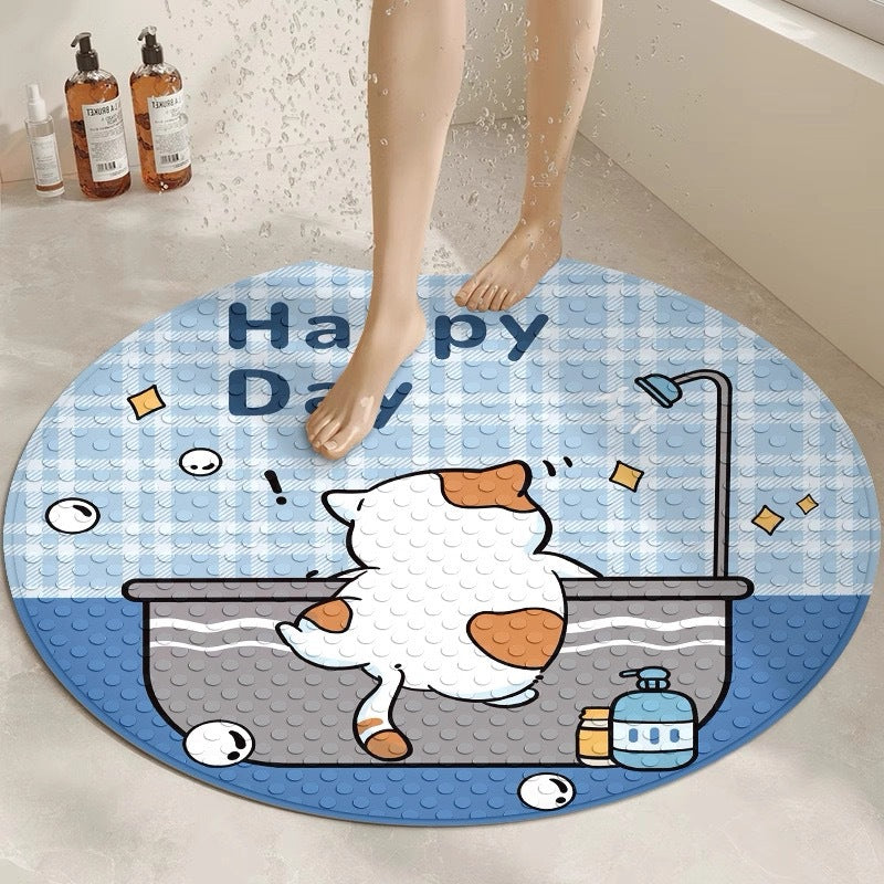 Plush Cartoon Bath Mat