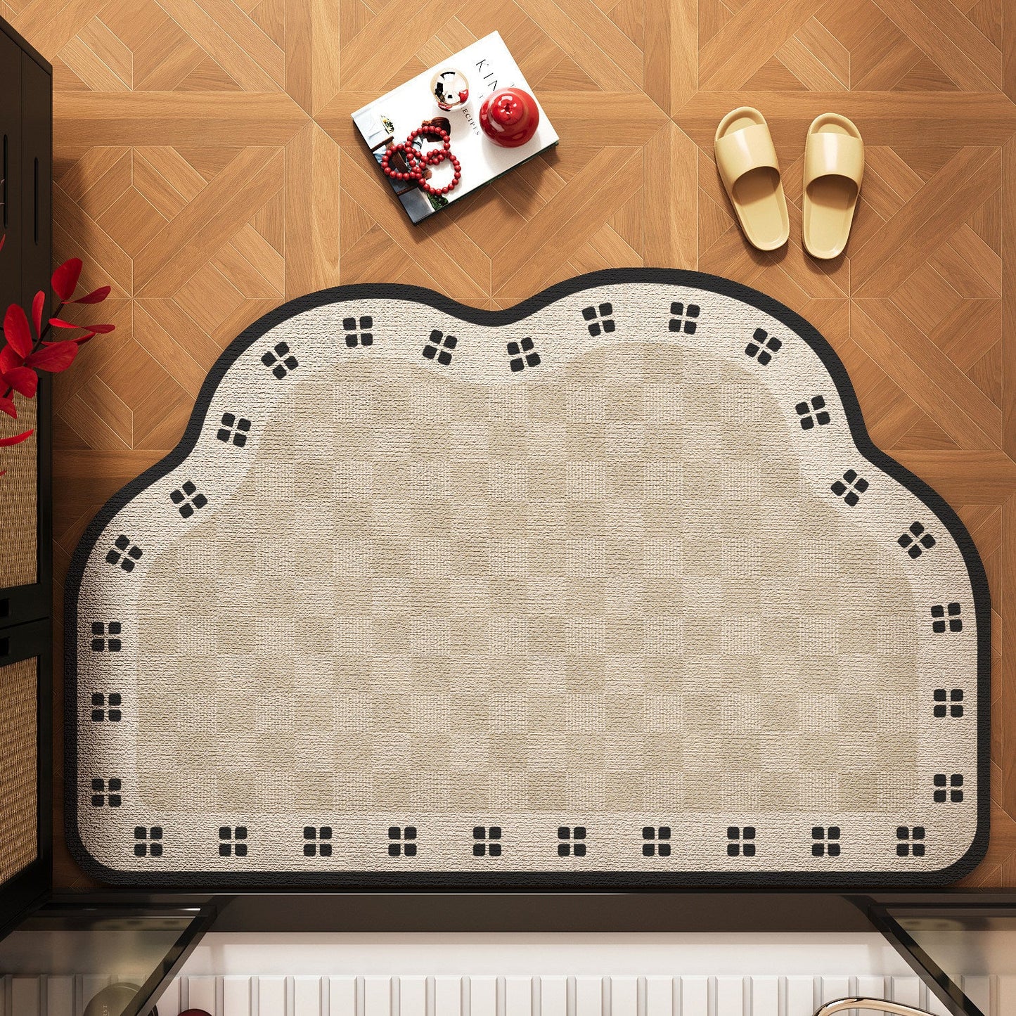 Charming Cat-Themed Door Mat
