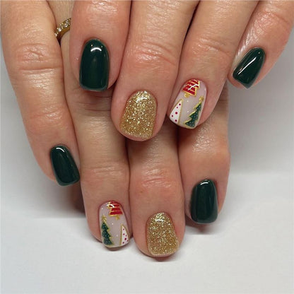 Festive Holiday Nail Art Acalora