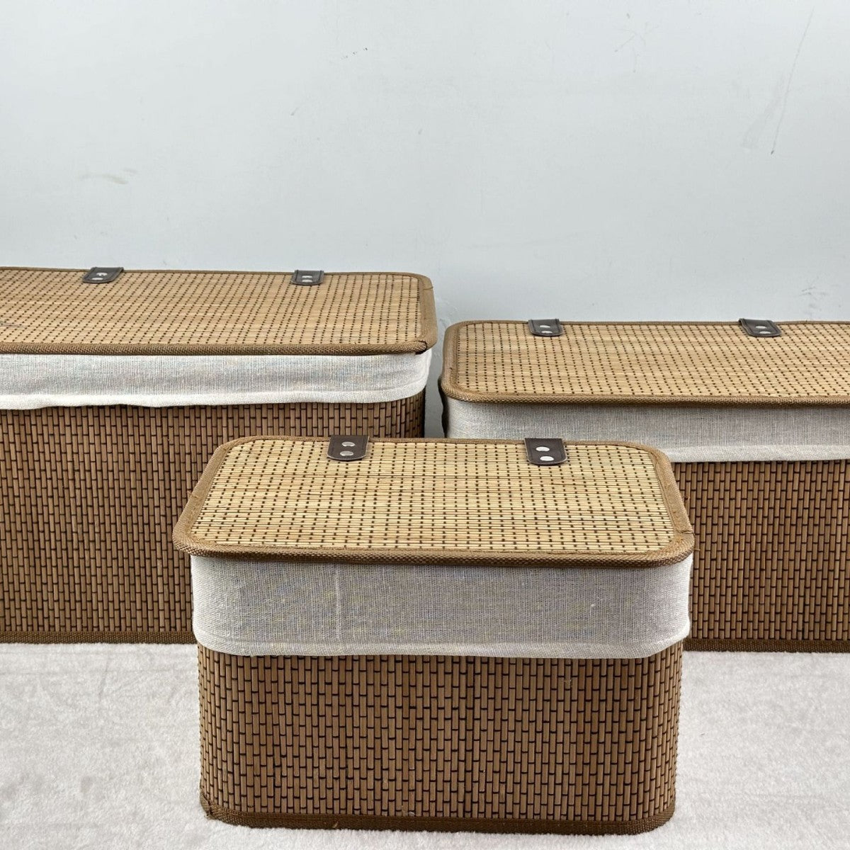 Multifunctional Storage Box Made of Bamboo Acalora