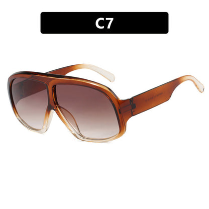 Women's oversized sunglasses in a fashionable tortoise pattern Karnz