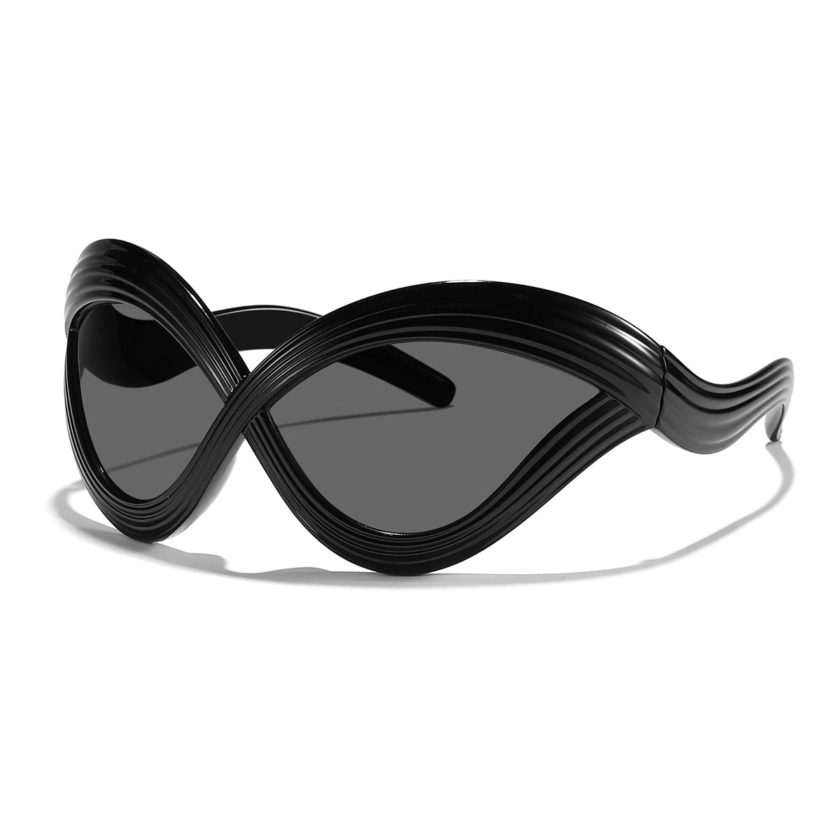 Women's fashionable sunglasses with innovative wave frame Karnz