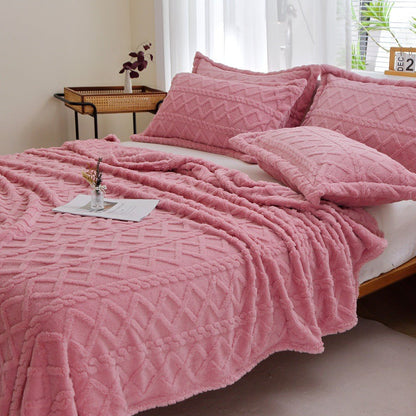 Textured Decorative Throw Blanket