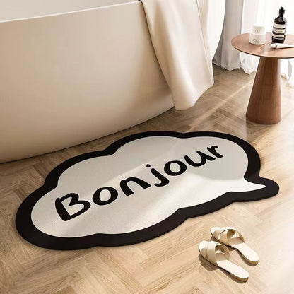 Abstract Shaped Bath Mat