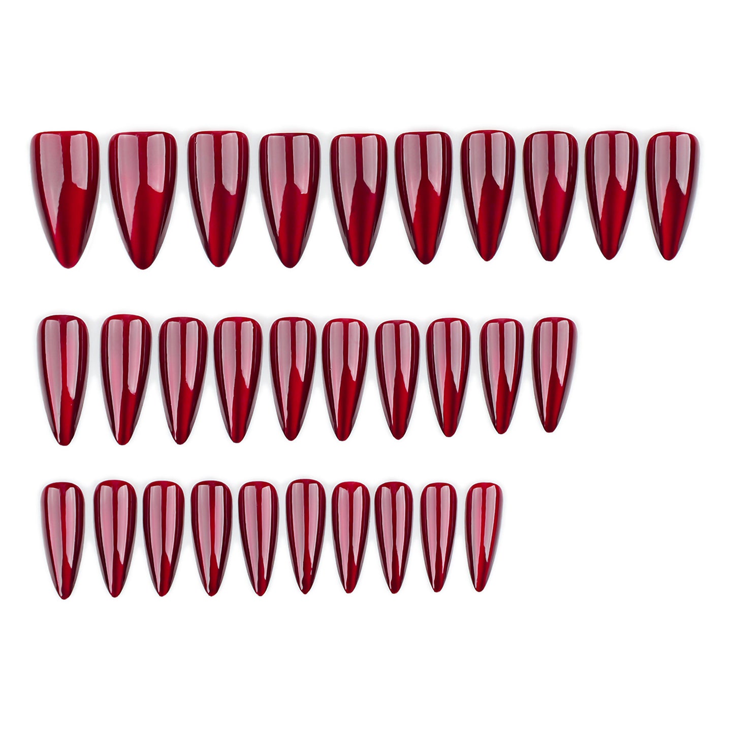 Glossy Stiletto Press-On Nail Set Acalora