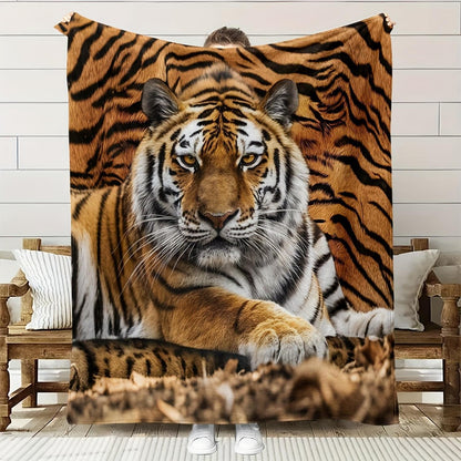 Plush Animal-Themed Throw Blanket