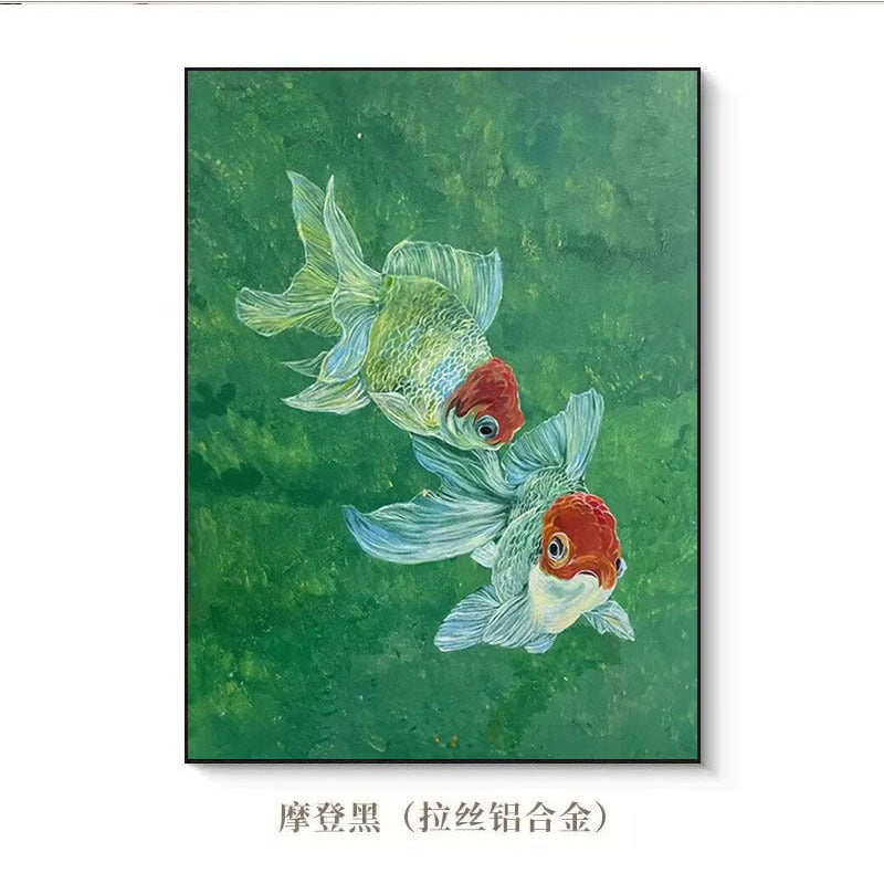 Artistic Goldfish Canvas Wall Art
