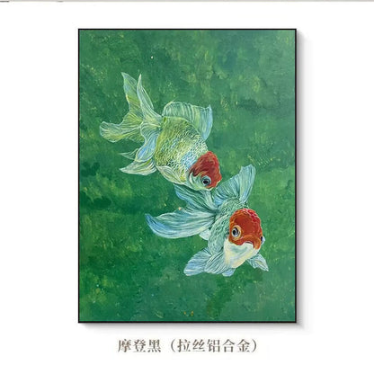 Artistic Goldfish Canvas Wall Art