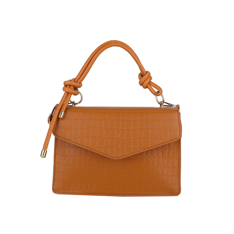 Crocodile-Embossed Handcrafted Crossbody Bag Acalora