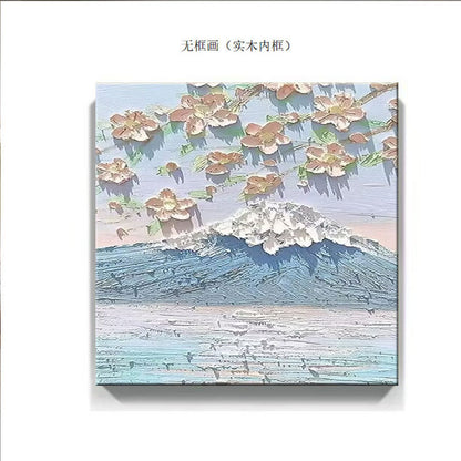 Textured Floral Landscape Wall Art