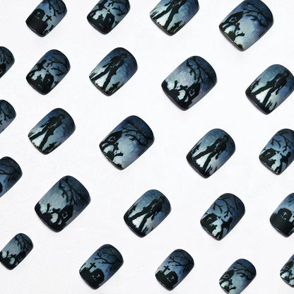 Gothic Graveyard Nail Art Acalora