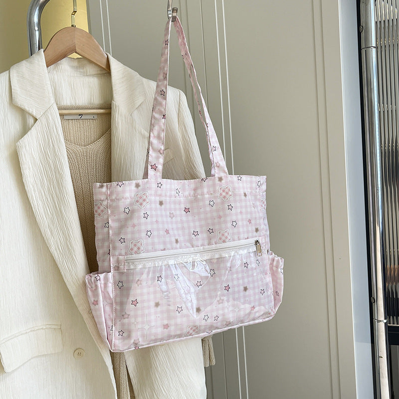 Illustrated Canvas Tote Bag Acalora