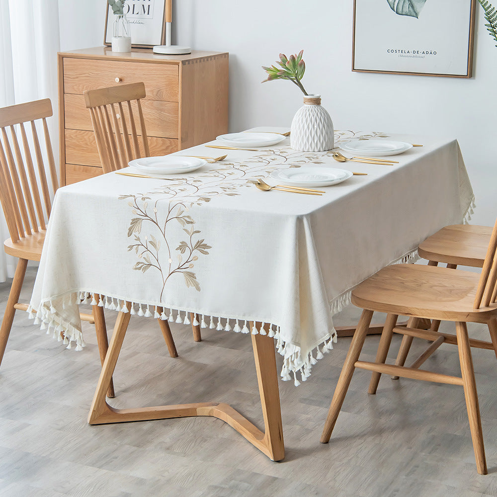 Elegant Bohemian-Inspired Tablecloth