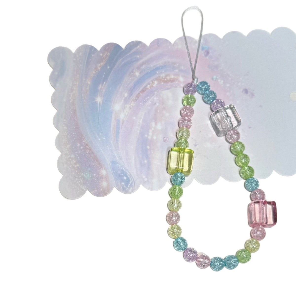 Colorful Beaded Phone Accessory Acalora