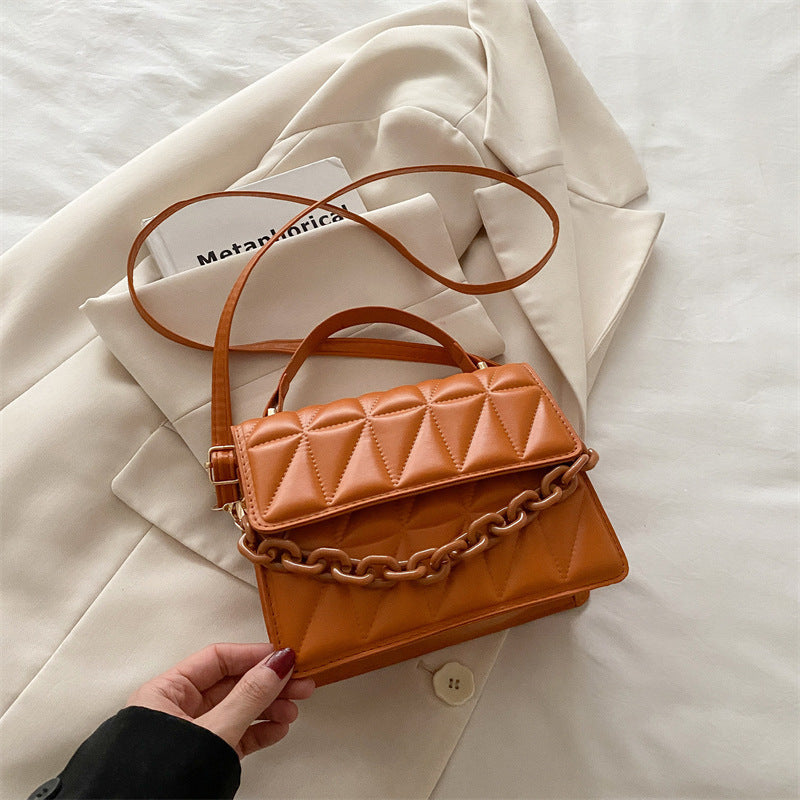 Quilted Mini Satchel Handbag Acalora