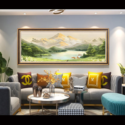 Scenic Mountain Landscape Wall Art
