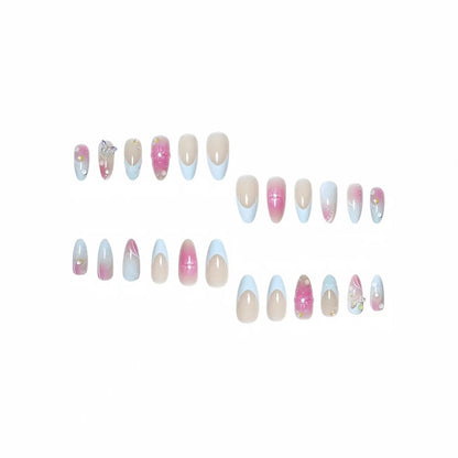 Premium Floral Art Press-On Nail Set Acalora