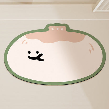 Playful Cloud-Shaped Bath Mat