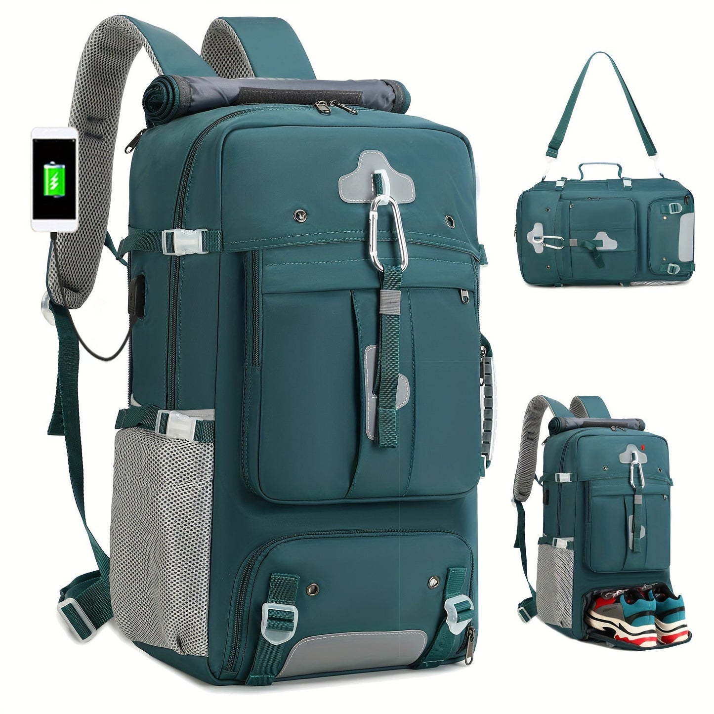 Unisex multifunctional backpack with integrated power bank function Bowlift