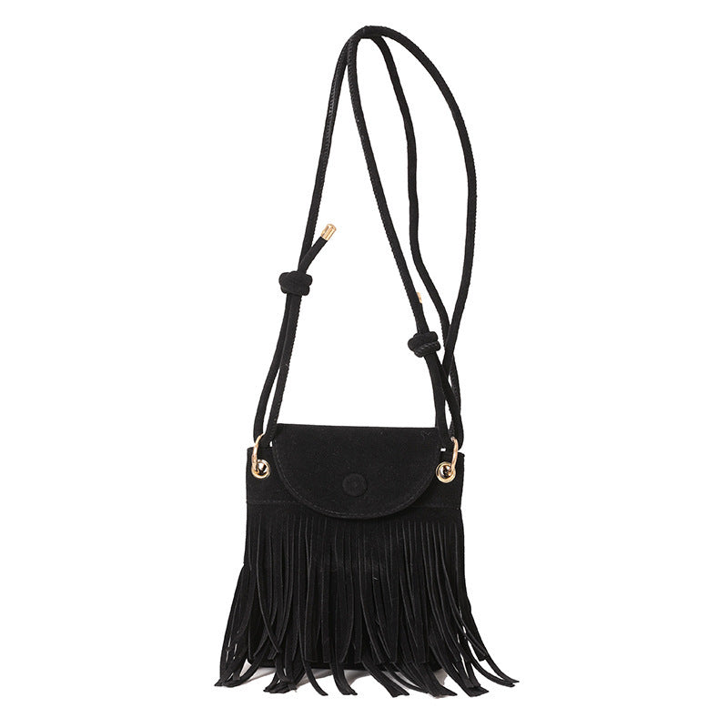 Bohemian Fringe Crossbody Bag Acalora