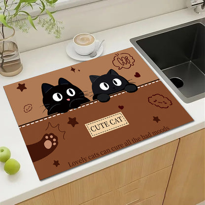 Cute Cartoon Dog Kitchen Mat Acalora