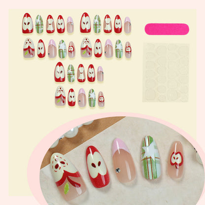Whimsical Themed Press-On Nail Art Set Acalora