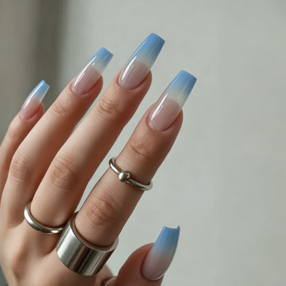 Acrylic nails in elegant ombre look Acalora