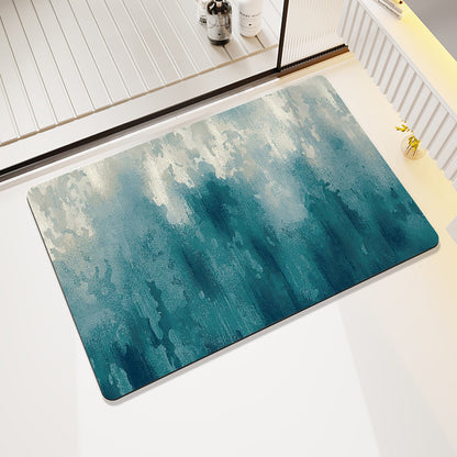Floral Print Bath Mat Acalora
