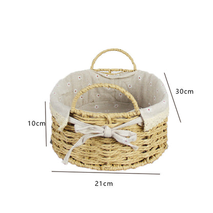 Handcrafted Woven Storage Basket Acalora