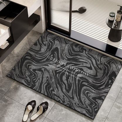 Inspirational Marble Bath Mat