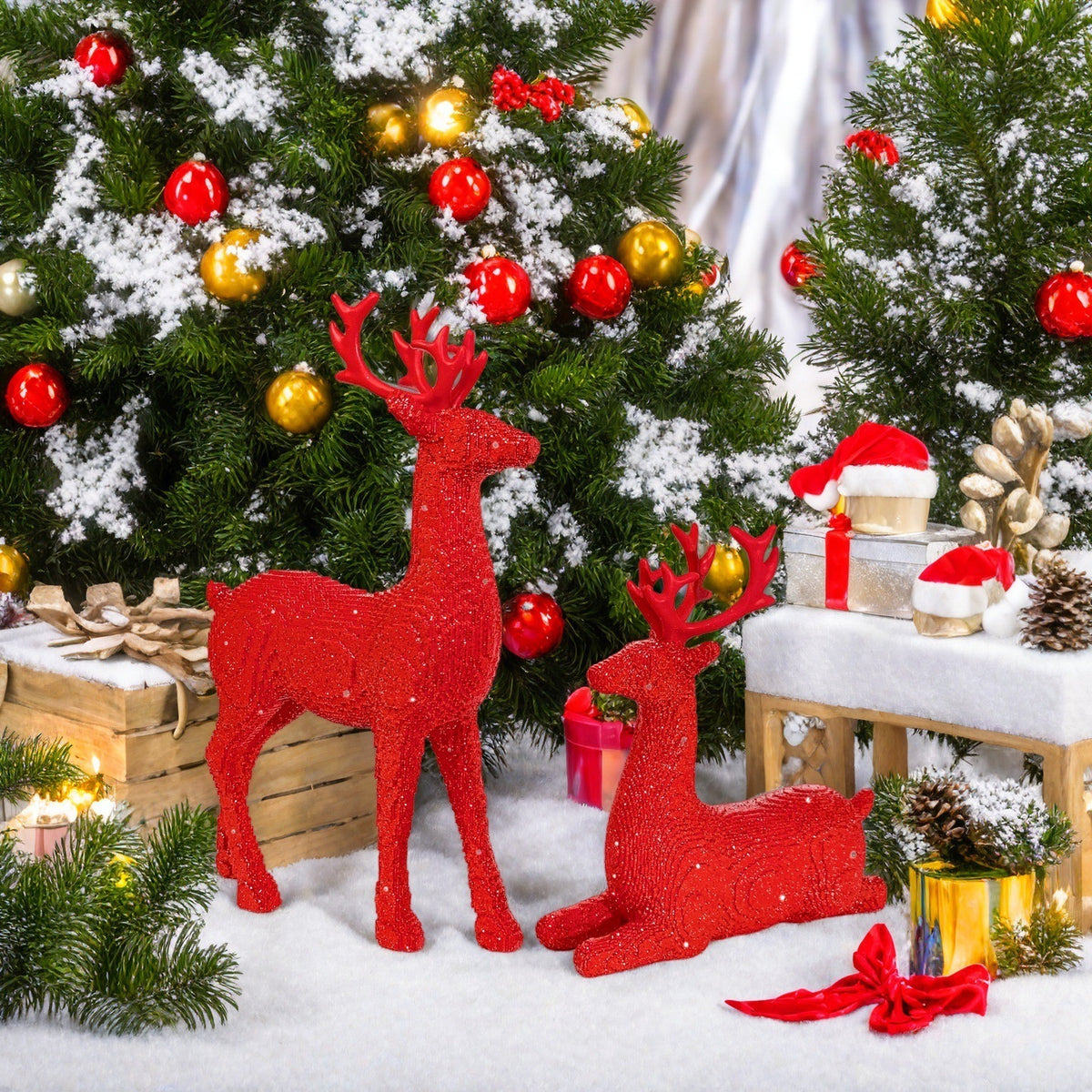 Elegant Christmas decoration in the form of reindeer Acalora