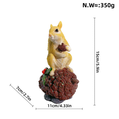 Decorative squirrel sculpture on a cone Acalora