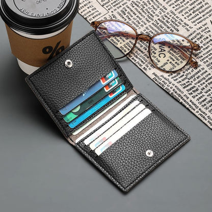 RFID-Blocking Leather Card Holder Acalora