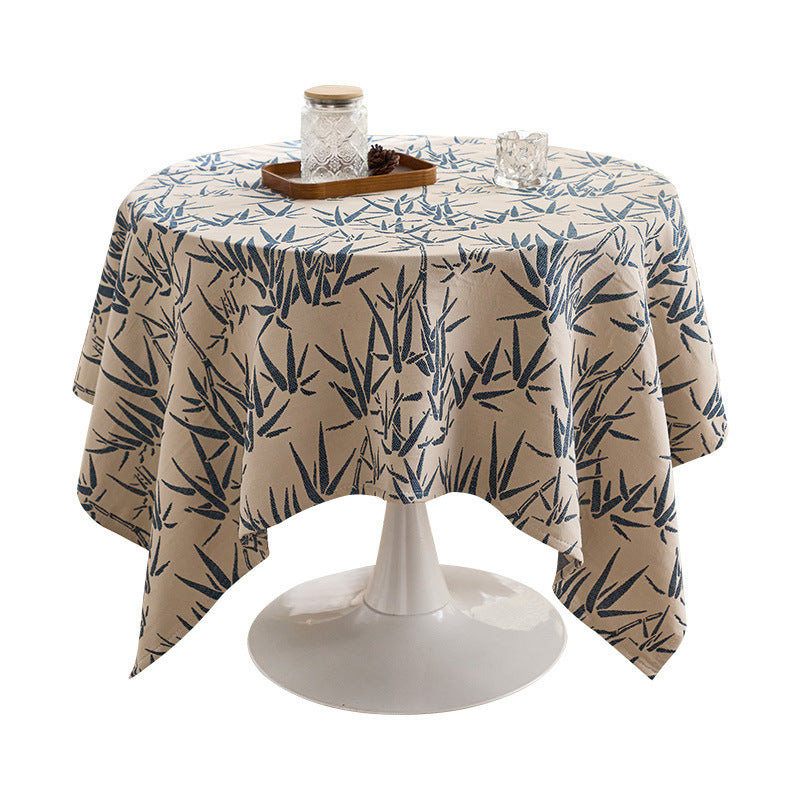 Bamboo Leaf Print Tablecloth
