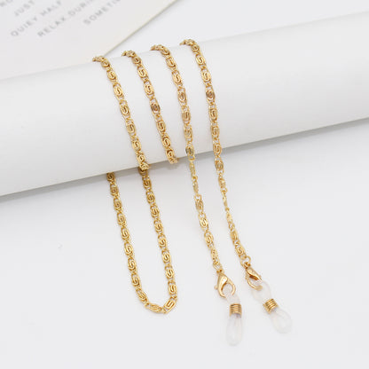 Floral Decorated Eyewear Chain Acalora