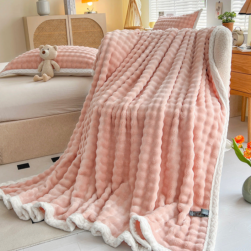 Unisex Cozy Plush Throw Blanket