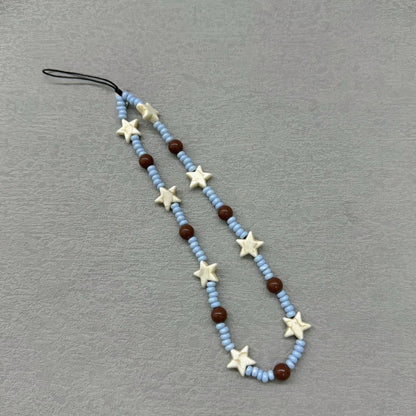 Star and Bead Phone Charm Acalora