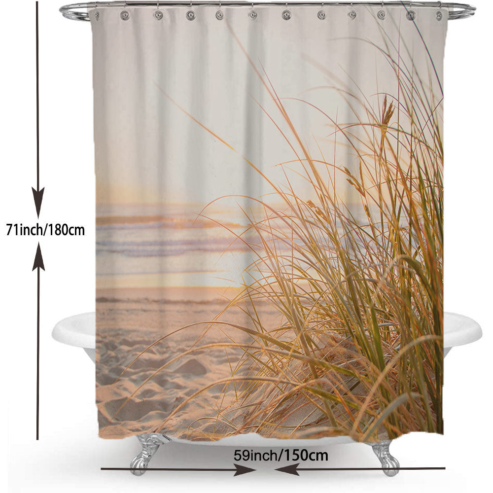Floral Hydrangea Pattern Shower Curtain