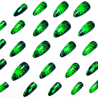 Spooky Nail Art Design Acalora